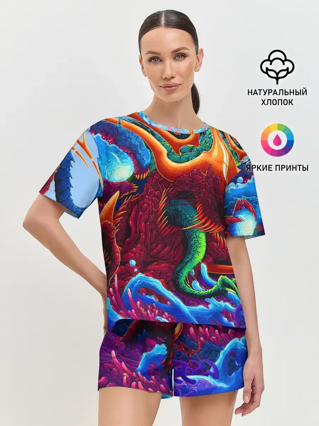 Женская пижама с шортами