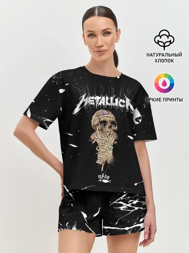 Женская пижама с шортами