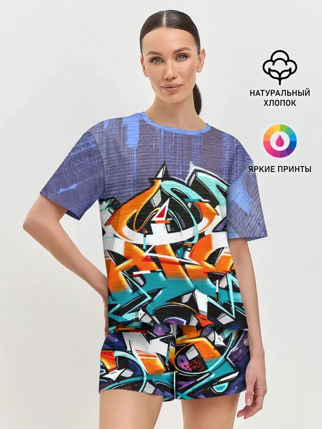 Женская пижама с шортами