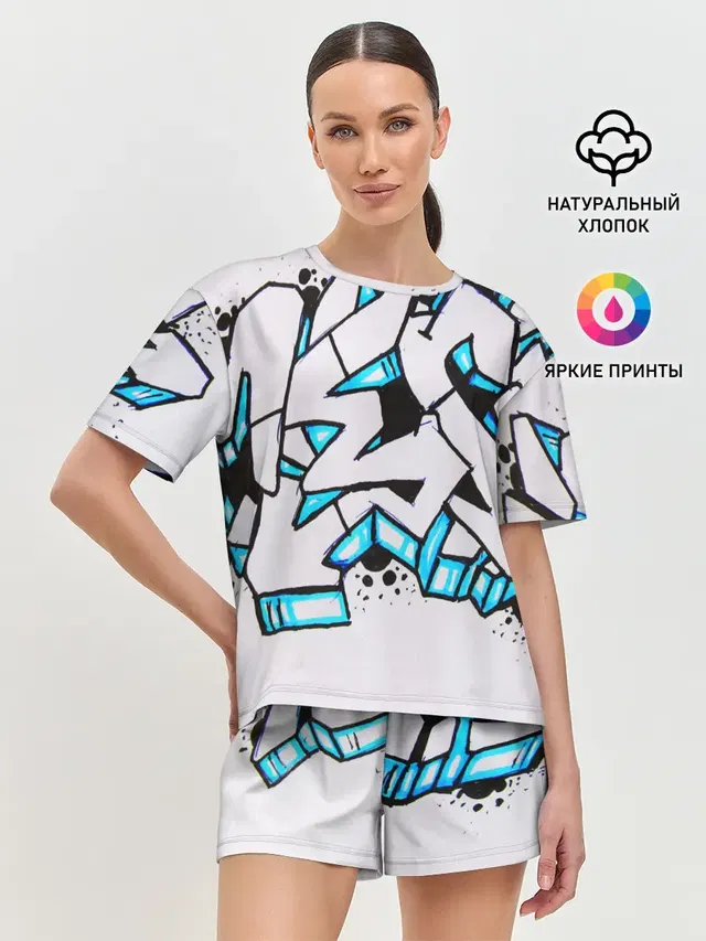 Женская пижама с шортами