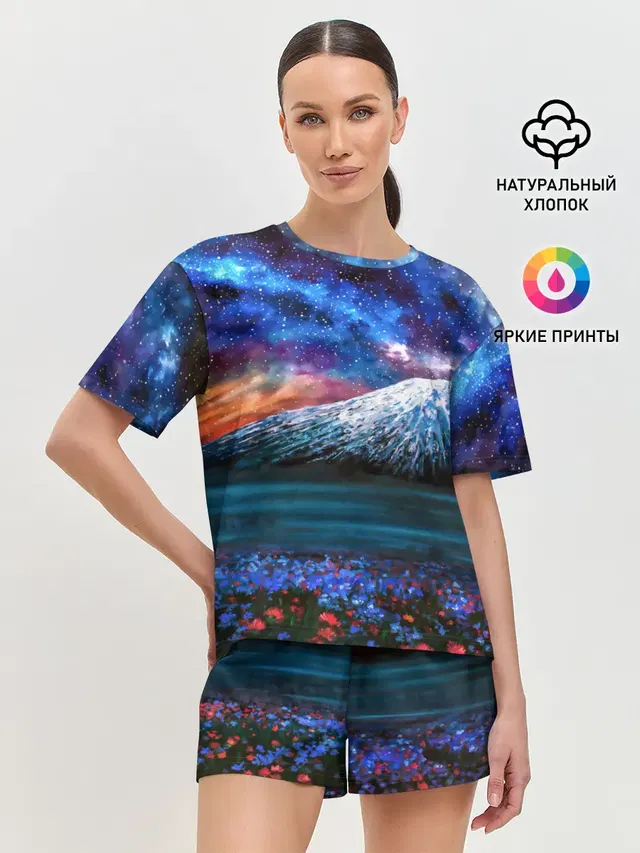 Женская пижама с шортами