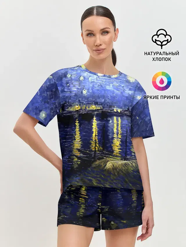 Женская пижама с шортами