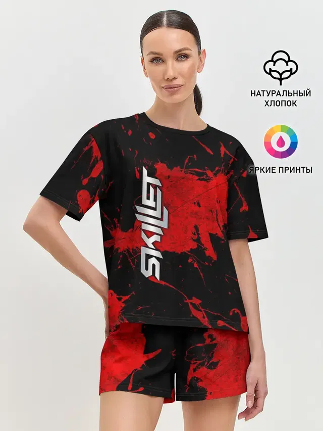 Женская пижама с шортами