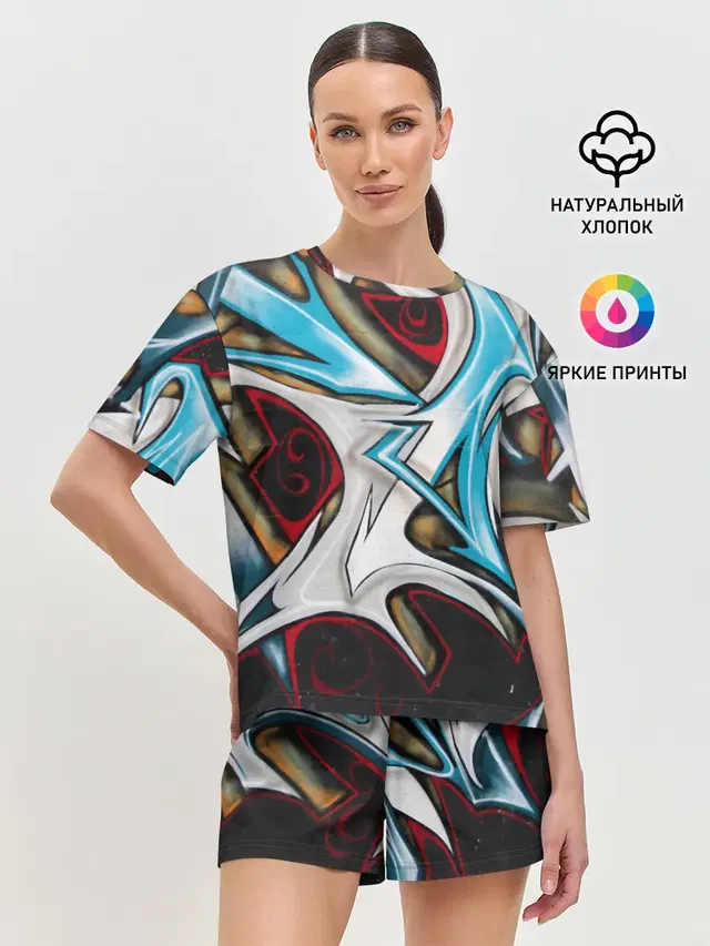 Женская пижама с шортами