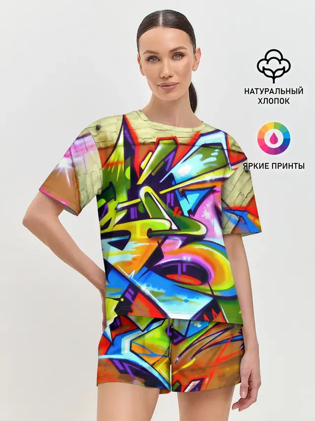 Женская пижама с шортами