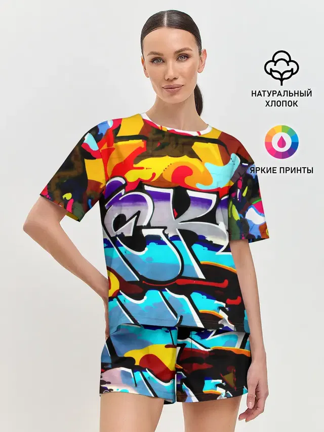 Женская пижама с шортами