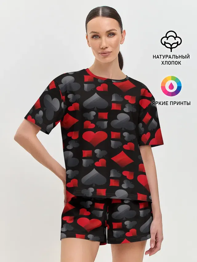 Женская пижама с шортами