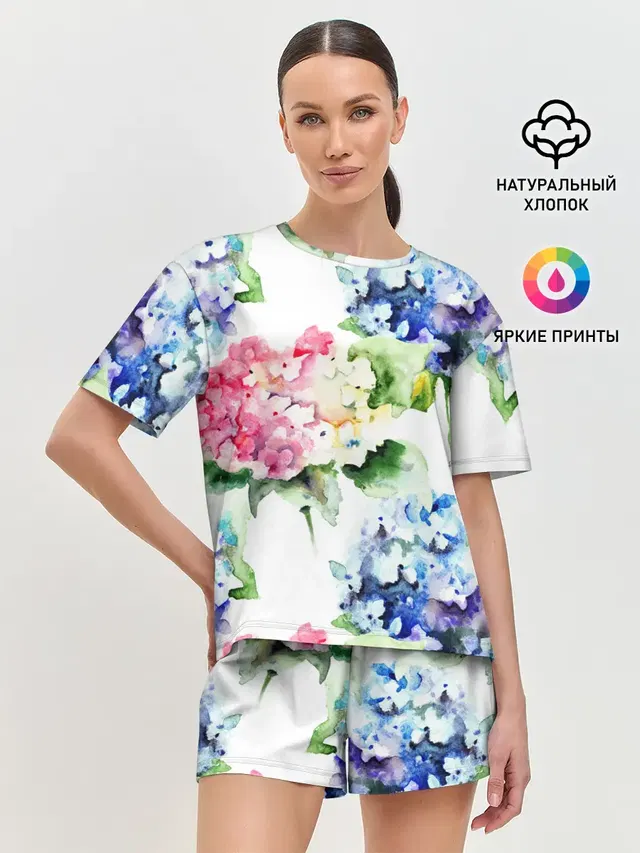 Женская пижама с шортами