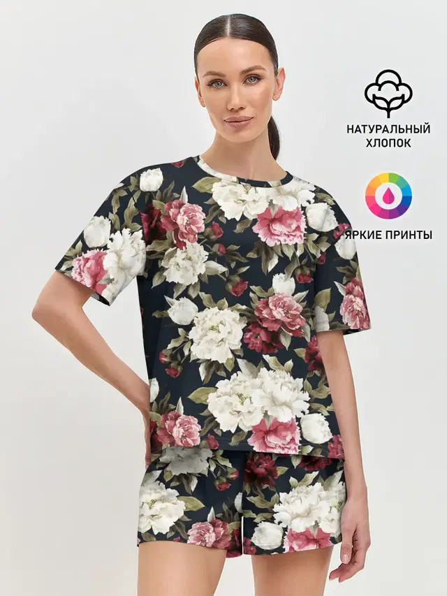 Женская пижама с шортами
