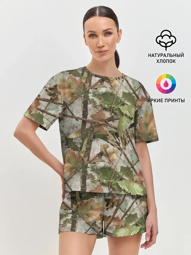 Женская пижама с шортами