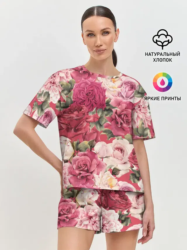 Женская пижама с шортами