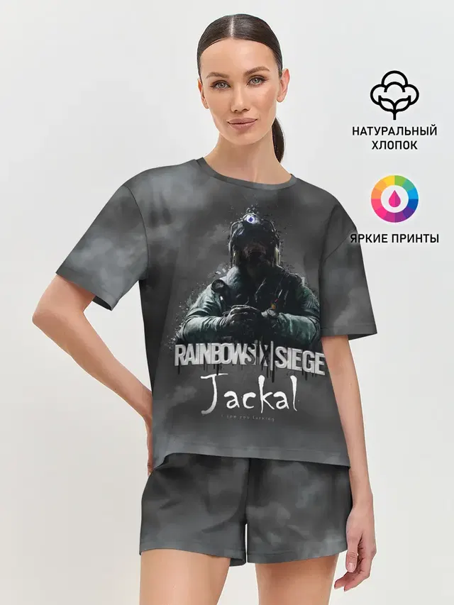 Женская пижама с шортами