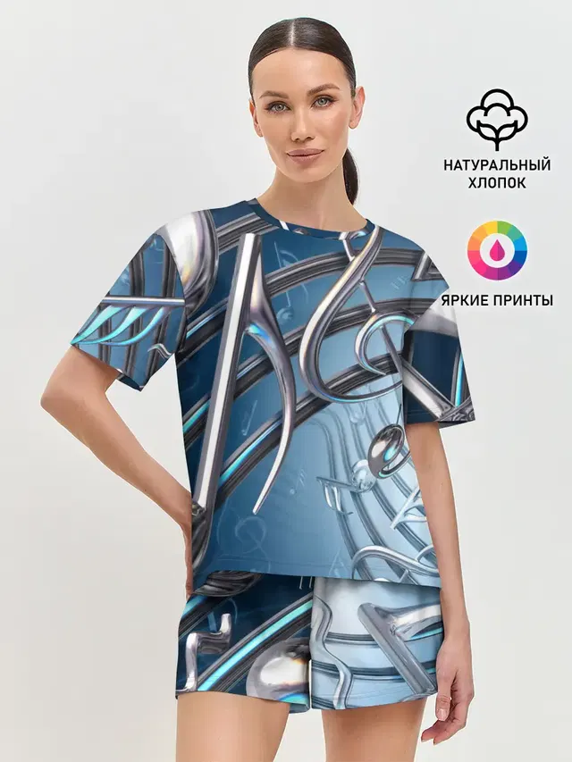 Женская пижама с шортами