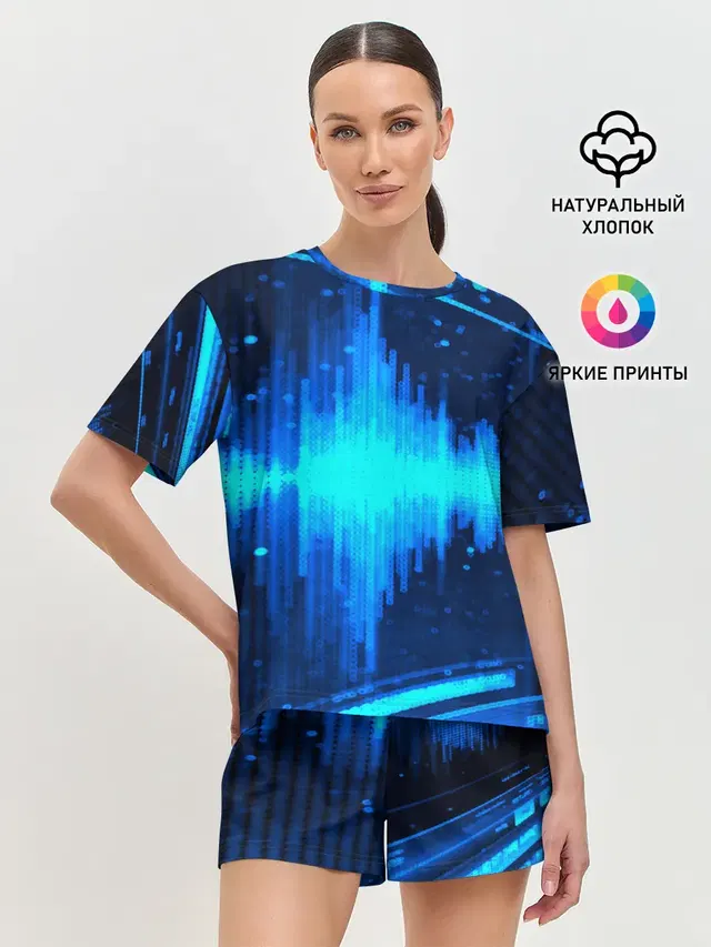 Женская пижама с шортами