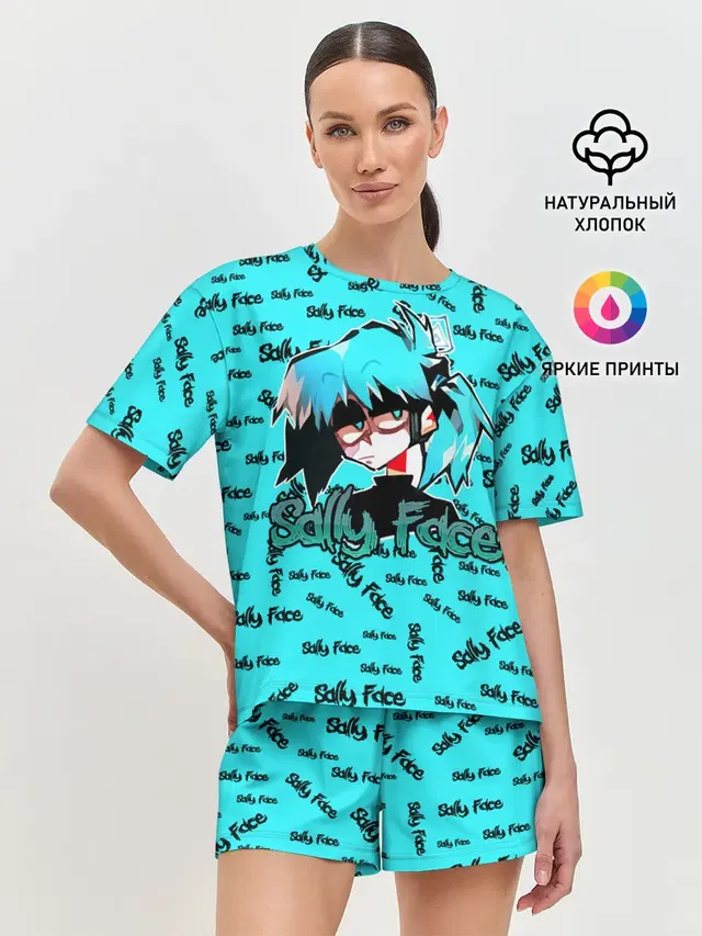 Женская пижама с шортами