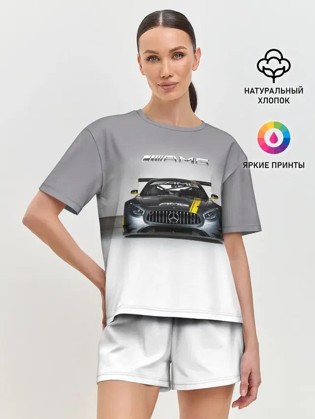 Женская пижама с шортами