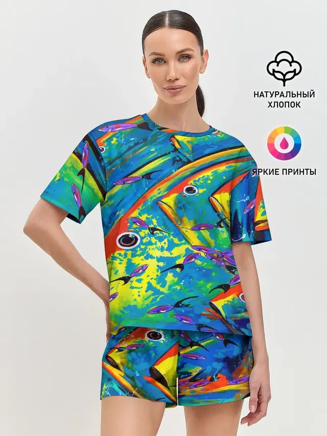 Женская пижама с шортами