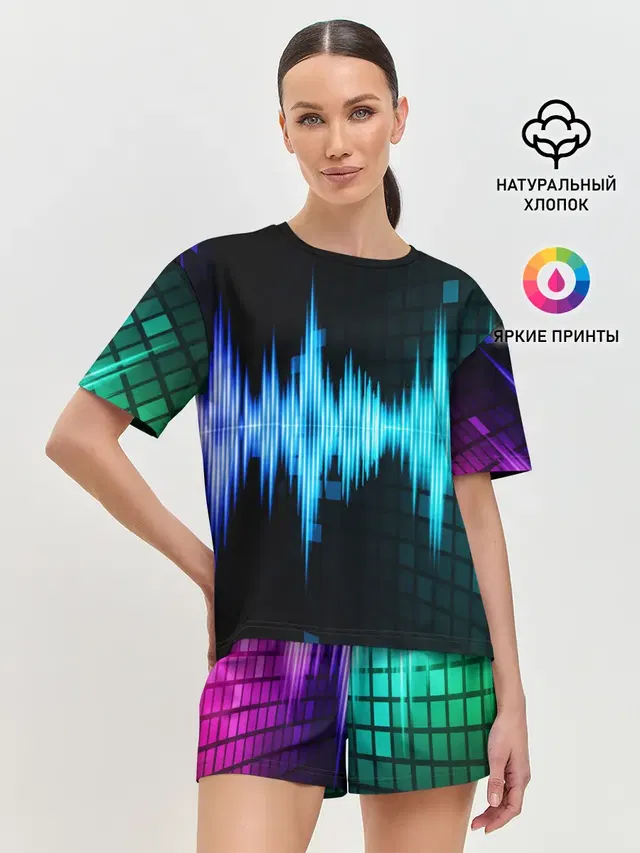 Женская пижама с шортами