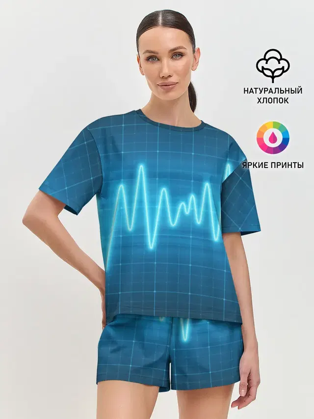 Женская пижама с шортами