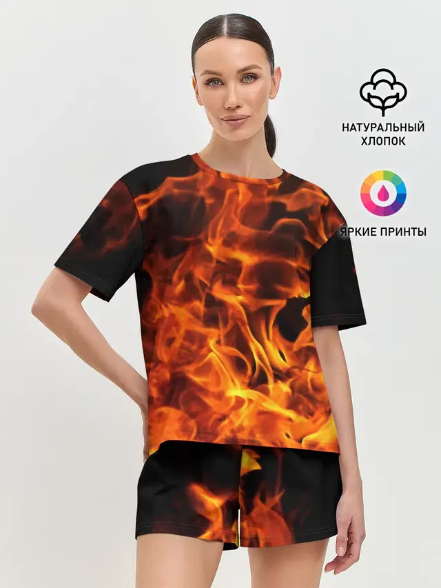 Женская пижама с шортами
