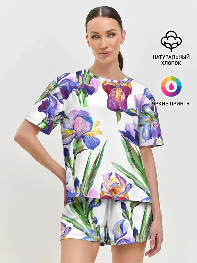 Женская пижама с шортами