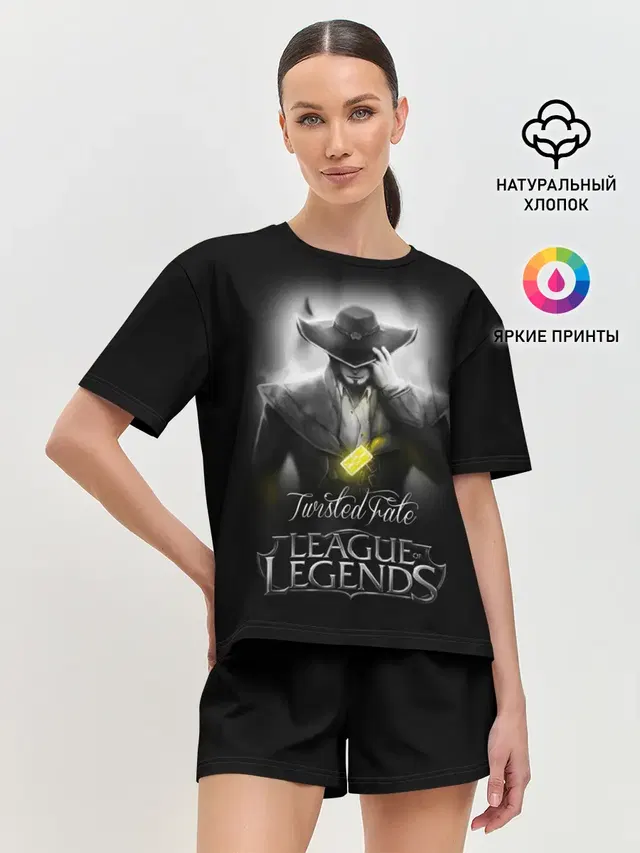 Женская пижама с шортами
