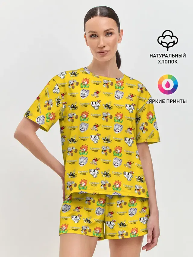 Женская пижама с шортами