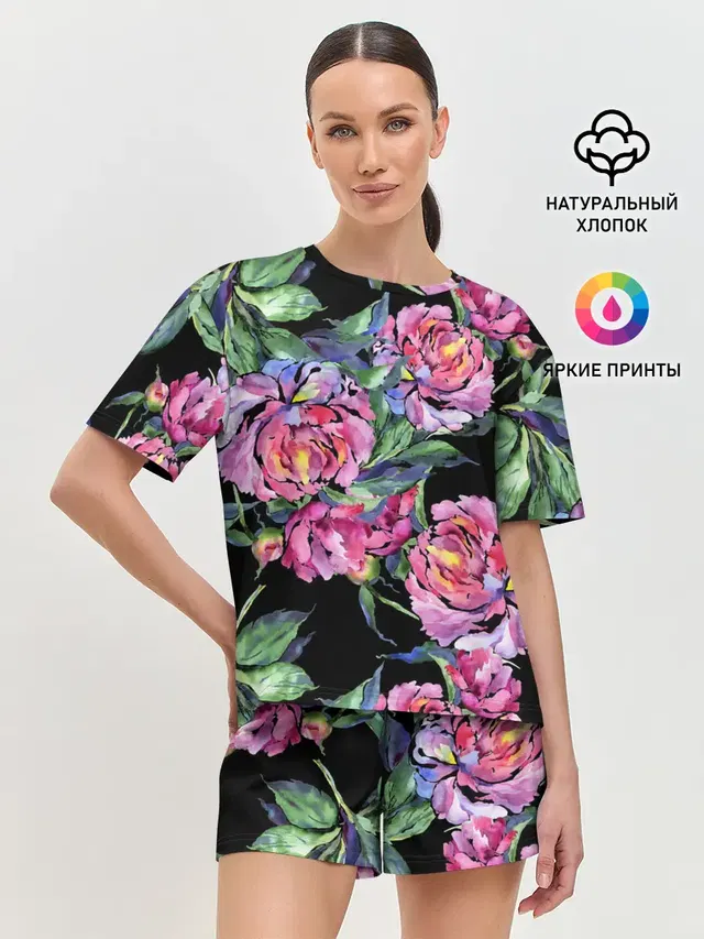 Женская пижама с шортами
