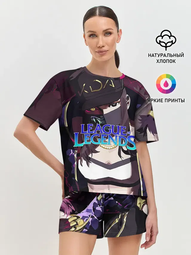 Женская пижама с шортами