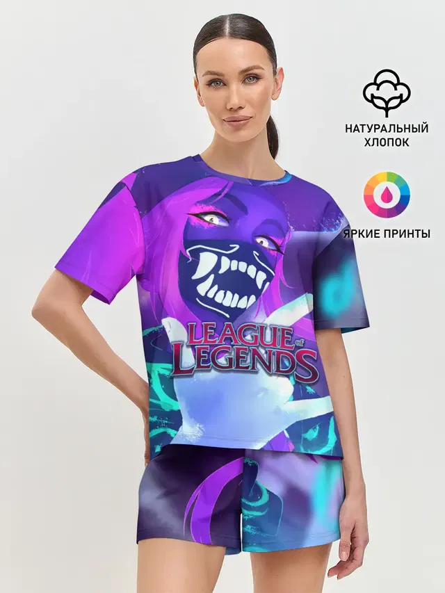 Женская пижама с шортами