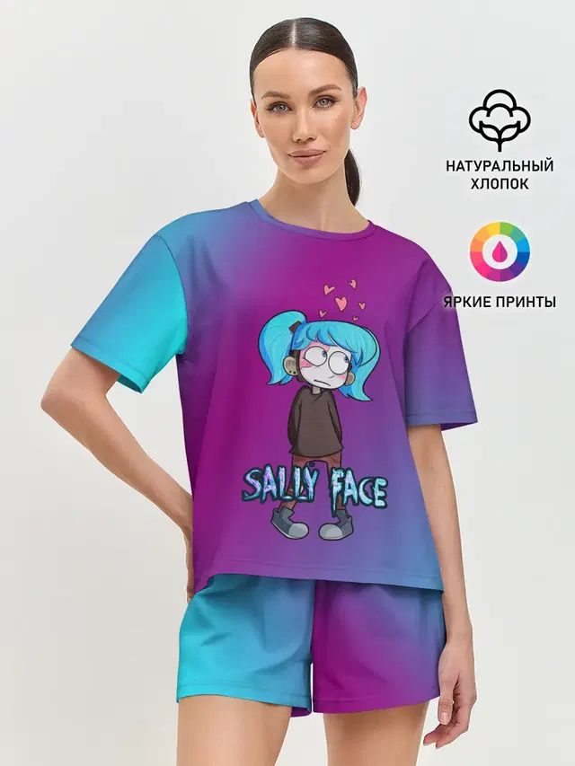Женская пижама с шортами