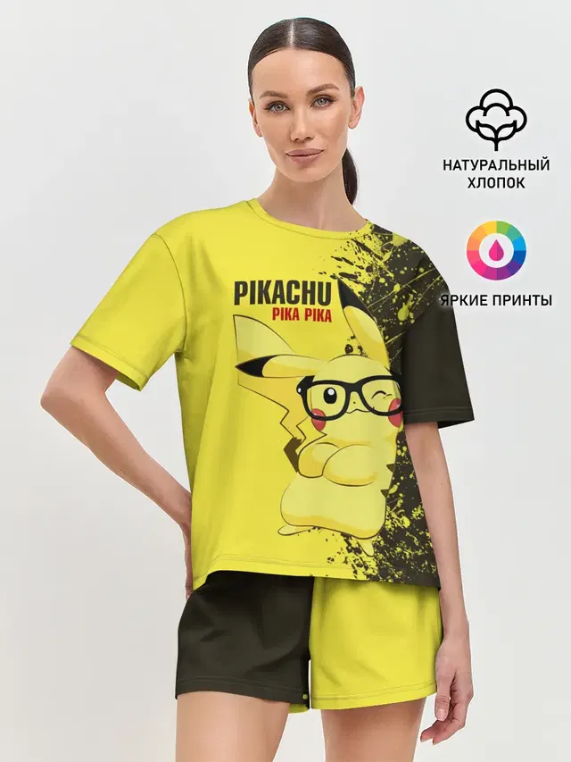 Женская пижама с шортами