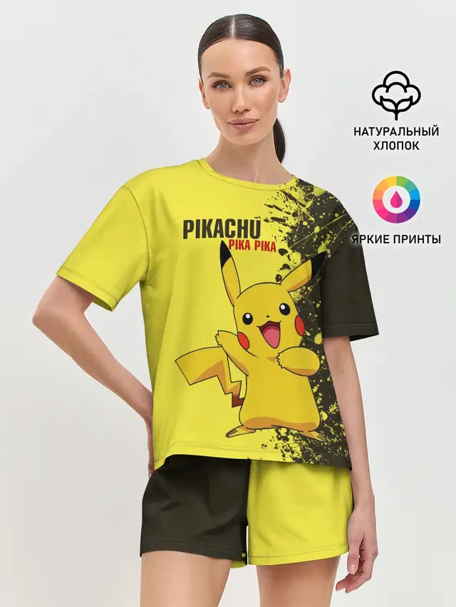 Женская пижама с шортами
