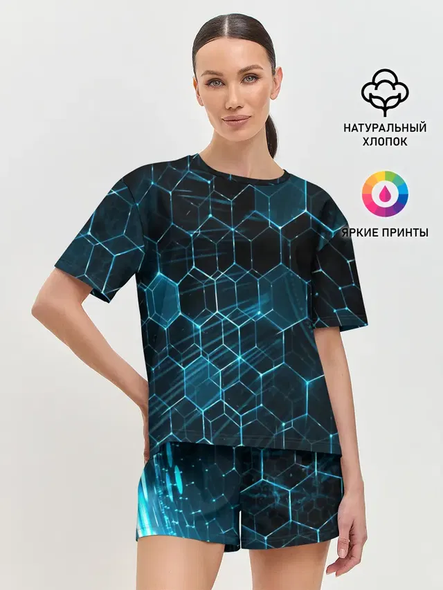 Женская пижама с шортами
