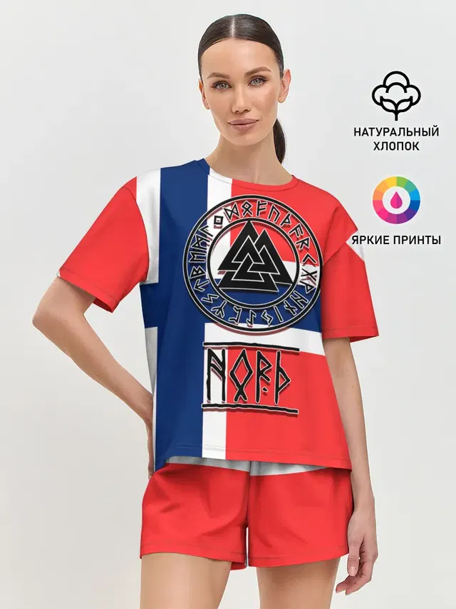 Женская пижама с шортами