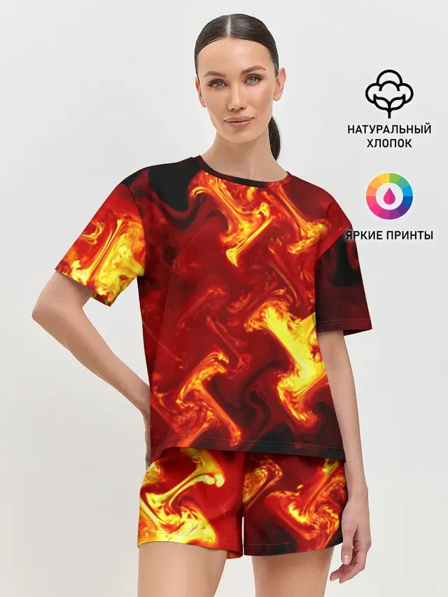 Женская пижама с шортами