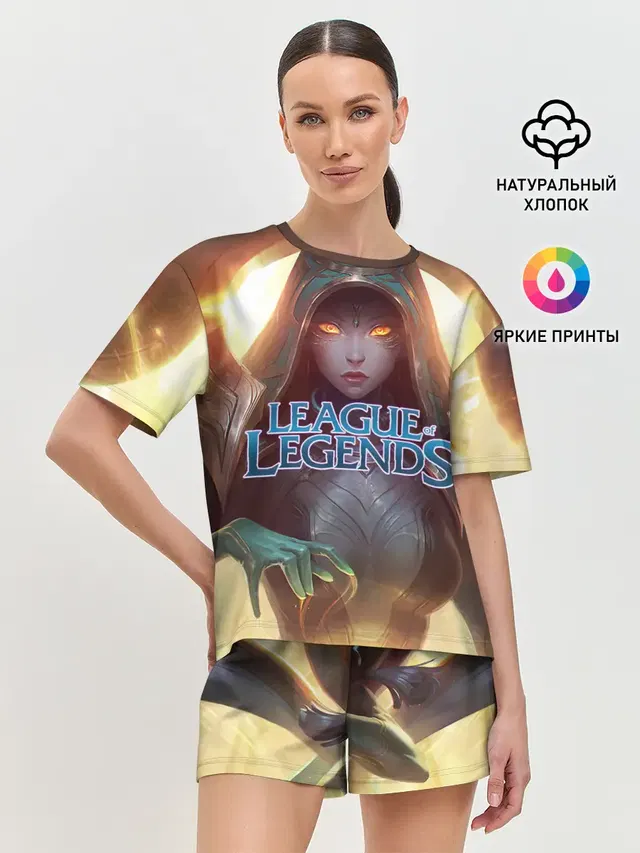 Женская пижама с шортами