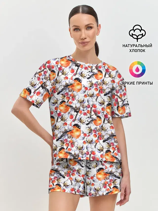 Женская пижама с шортами