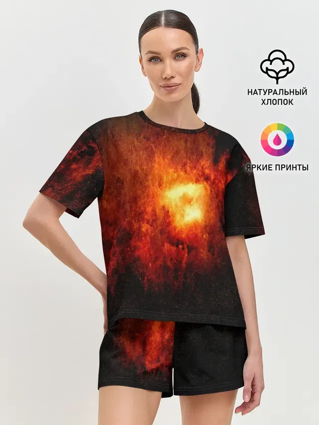 Женская пижама с шортами