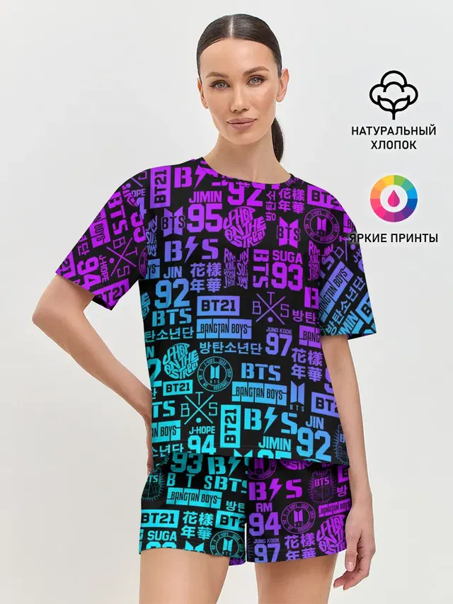 Женская пижама с шортами