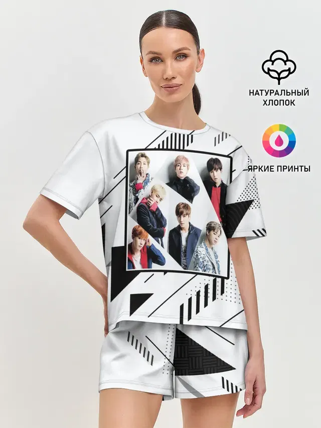 Женская пижама с шортами