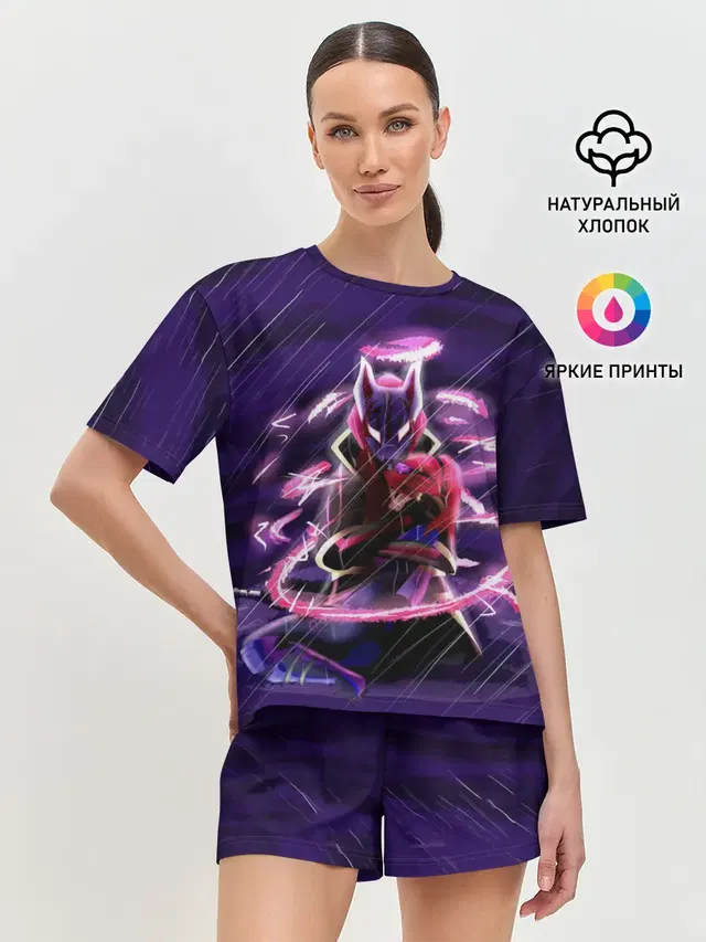 Женская пижама с шортами