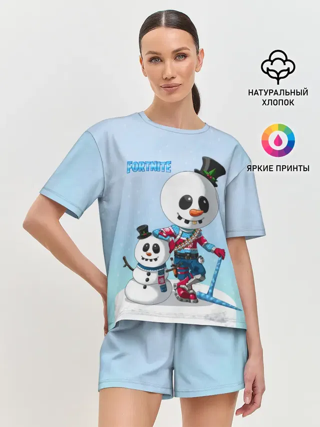 Женская пижама с шортами