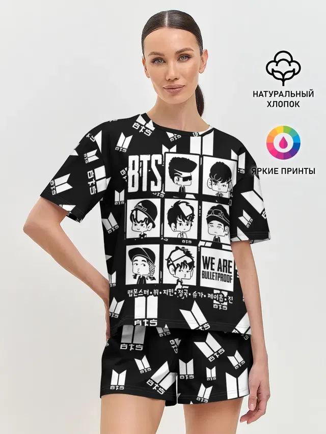 Женская пижама с шортами