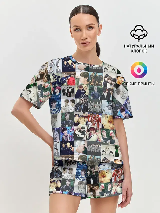 Женская пижама с шортами