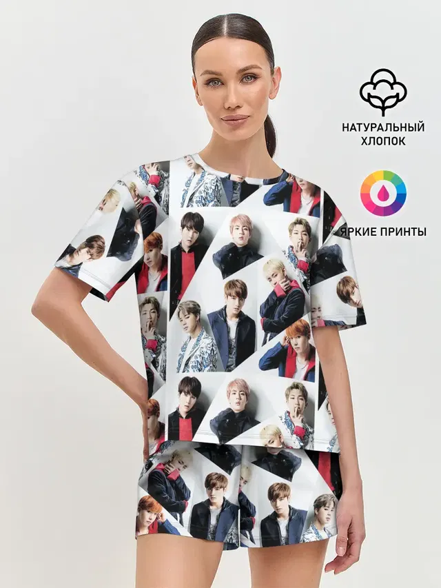 Женская пижама с шортами