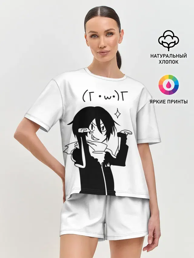 Женская пижама с шортами