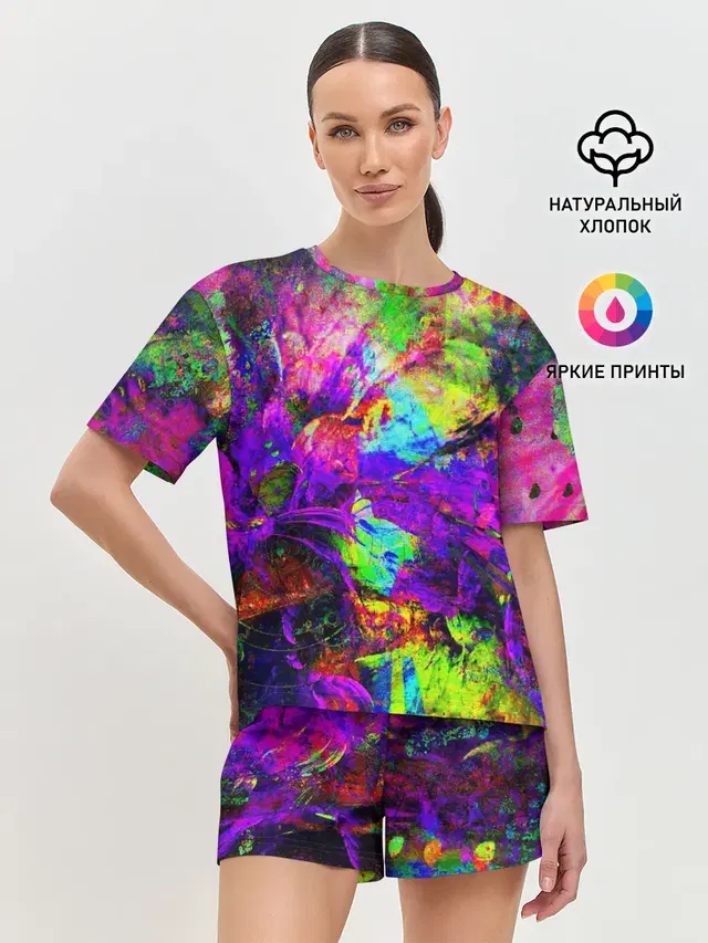 Женская пижама с шортами