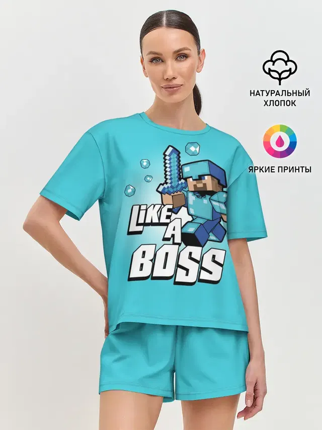 Женская пижама с шортами
