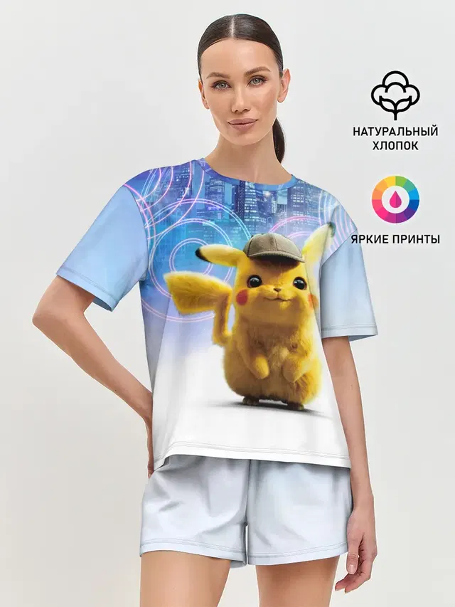 Женская пижама с шортами